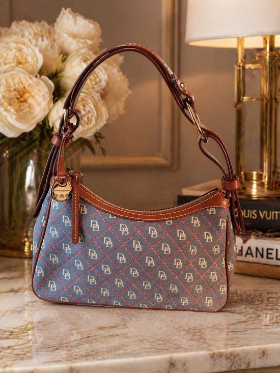 Dooney & Bourke Handbags - 👜 Dooney & Bourke Monogram Shoulder Bag – Very Good Condition